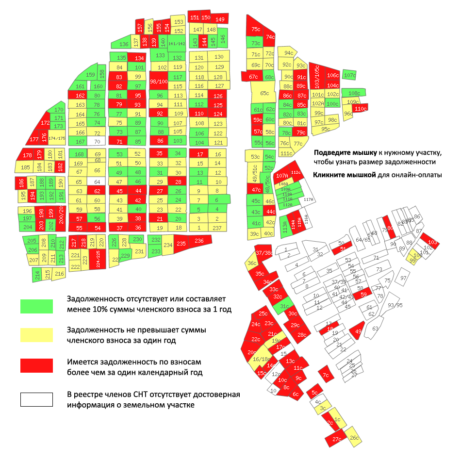 Интерактивная карта СНТ